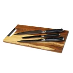 GRLLR BBQ Knives Set + Rose Wood Cutting Board